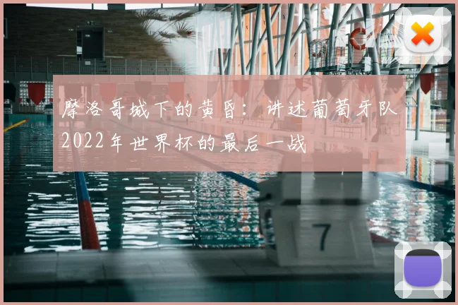 摩洛哥城下的黄昏:讲述葡萄牙队2022年世界杯的最后一战